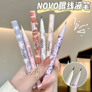 Novo Ultra Fine Eyeliner Pen Waterproof Long-lasting Colorful Lower Lash Highlighter Pen Double-Pupiled Water-Cut Fine Tip
