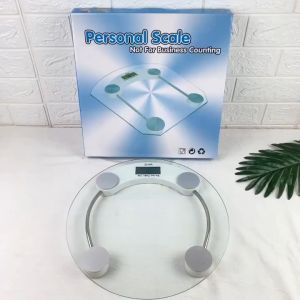 Home Bathroom Health Digital Electronic Glass LCD Weighing Body Scale 180kg