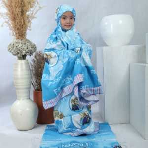 MUKENA ANAK FROZEN // PERLENGKEPAN SHOLAT LUCU NYAMAN UNTUK ANAK USIA 1 SAMPAI 8 TAHUN\nCOD TEGALGUBUGSTORE / BISA PILIH SIZE!!! / MUKENA ANAK FROZEN SPECIAL / MUKENA ANAK / MUKENA KARAKTER / MUKENA TERBARU