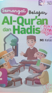 Ori Buku AL-Quran Hadis Kelas 2 MI Kurikulum Merdeka Erlangga