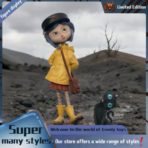 Bandai | Coraline and The Cat Peripheral Figurine Model Table Decoration Birthday Gift Trendy Toy Scene Decoration Car Decoration
