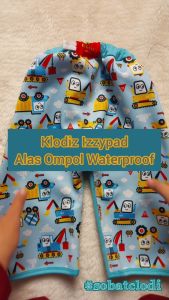 ORIGINAL Klodiz Izzypad Celana Perlak Anak Alas Ompol Waterproof Anti Air
