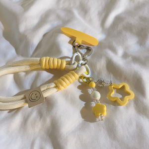 สร้อยคอแบบโยงห้อย 3 มิติสไตล์เกาหลี INS พร้อมหัวเข็มขัดถัก ทนทานสำหรับเคสโทรศัพท์มือถือ Apple Huawei Xiaomi OPPO/VIVO เครื่องประดับโทรศัพท์มือถือแบบพกพา