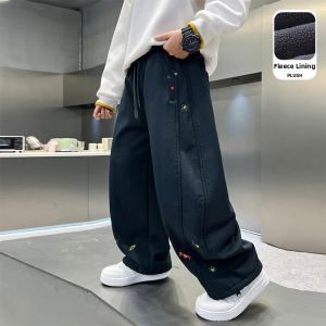 Winter Fleece Lined Pants Boys 2025 New Trend