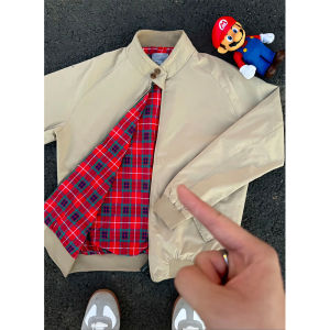 OUMULONG | Khaki Stand Collar G9 Jacket Short