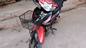 ตะกร้าหน้าแข็งแรง WAVE 110s/110/110i/110i พร้อมบูทอุปกรณ์ 125ธรรมดา, สีดำ, วัสดุเหล็กหน้าแต่งต่าง ติดตั้ง #ดิฉันตามที่ร้านคลินิก