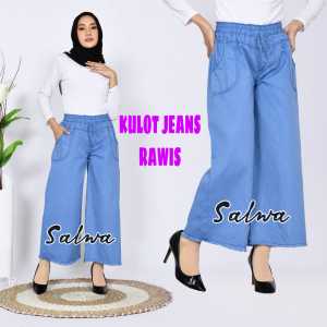 CELANA KULOT WANITA DEWASA SEMI JEANS TERBARU\nKULOT JEANS WANITA MURAH