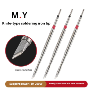 YCS Mr. Yang Knife Type Soldering Iron Tip 210-018 Electric Soldering Iron Accessories Welding Head Support Power 50-200W