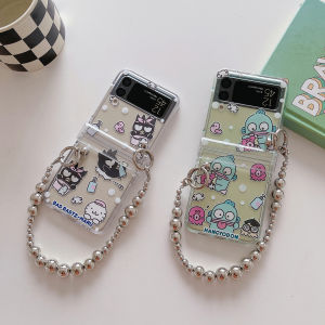 Ultra-Thin Full-Coverage Samsung W23 Flip Phone Case Compatible with ZFlip4 And ZFlip3 Kawaii Penguin Design TPU Protective Cover