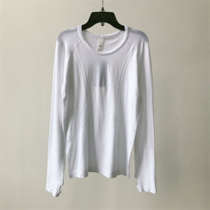 เสื้อออกกำลังกายโยคะแขนยาวรัดรูปสำหรับผู้หญิง ทรงเข้ารูป แห้งเร็ว ดีไซน์เก๋ไก๋ สวมใส่สบาย สำหรับออกกำลังกายและวิ่ง