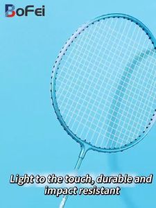 Professional Badminton Racket Set with 2-Pcs Training Equipment for Students and Fitness Enthusiasts with Free 3pcs Shuttlecocks