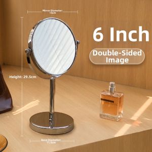 Goodgudi | Adjustable Height Tabletop HD Luxury Makeup Mirror Adjustable Magnification
