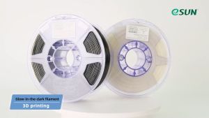 eSun PLA Luminous Rainbow / eStars-PLA Glow In The Dark 1.75mm 1KG 3D Printer Filament Glitter Printing Material FDM