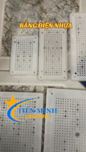 Combo 2 cái/ 6 cái/ 10 cái bảng điện (taplo) nhựa 16x25 dùng lắp các phụ kiện điện như ổ cắm cầu chì CB