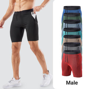 Quần Đùi Thể Thao Nam Có Lót Quần Bó Tập Gym Chạy Bộ Quần Thể Thao Năng Động