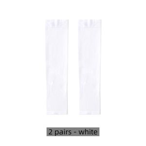 2/3Pairs Summer UV Protection Ice Sleeves Men Wemen Sports Cycling Driving Sun Protection Elastic Arm Sleeves
