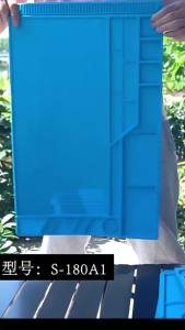 Insulation Pad Heat-resistant Mobile Phone Repair Workbench with Magnetic Screw Position Motherboard Welding Repair Silicone Pad