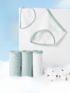 ต่ํา เอว บริสุทธิ์ ผ้าฝ้าย พิมพ์ต้านเชื้อแบคทีเรีย ผู้หญิง ชุดชั้นใน ระบายอากาศได้ดี ชุดชั้นในความงามในเมืองที่สะดวกสบายเหมาะสําหรับวัยรุ่น