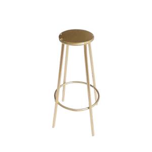 /Kb/Dollhouse Kitchen Cafe Furniture Decoration 1:12 Scale Miniature Bar Stool Metal Round Chair Model 1Pcs