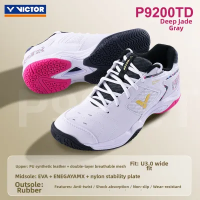 Victor | Shock Absorption Anti-Torsion Lightweight Breathable Womens Badminton Shoes