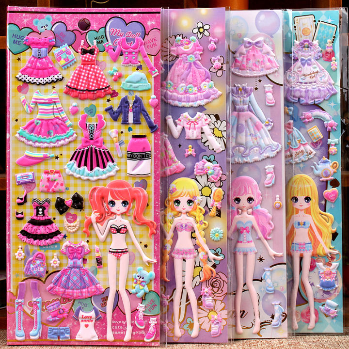 Sticker cheap barbie doll