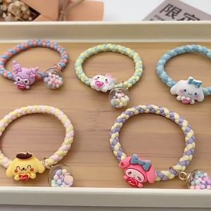 NICE CHILD Ikat Rambut Anak Kepang Elastis Karakter Kity Model Gelang