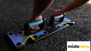 Pushup Board Rack Fitness Exercise Training 9 in 1 System Complete Set with Rubber Grip Foldable