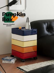 NANGUAHEZI | Multi-functional Drawer Cabinet with Wheel and Rotation