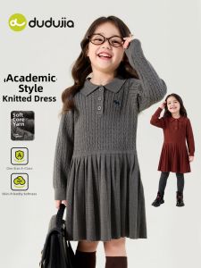 DUDUJIA | Autumn Toddler Girl Knit Dress