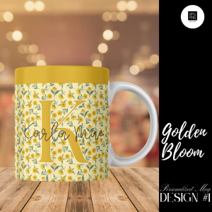 Personalized Mug-Golden Bloom Limited Edition