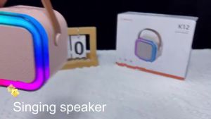 Speaker Bluetooth Karaoke KTV K12 1 Set Mini Speaker Portable with 1 Mic Bluetooth MP3 Player Original
