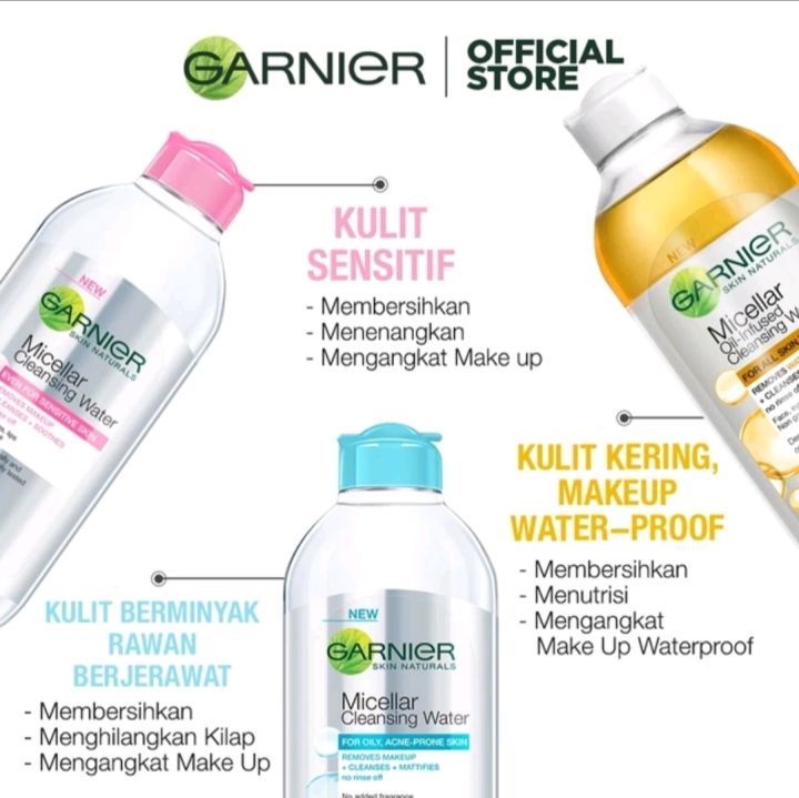 Garnier Micellar Water 400ml | Lazada Indonesia