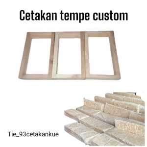 Cetakan tempe balok kotak bahan kayu Custom
