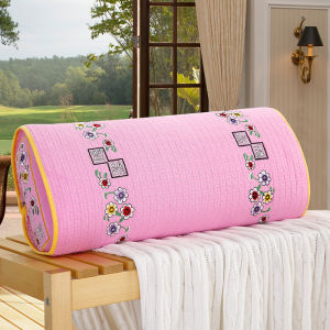 South Korea Buckwheat Pillows Korean Folk Square Pillow Korean Quilted Embroidered Pillowcase Single Cervical Spine Health Hard Pillow