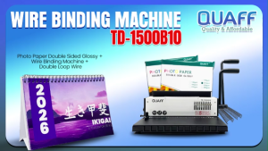 (PRINTING VIEW) Promo QUAFF Binding Machine A4 Ring Binding Machine / Spiral Binding Machine / Wire Binding Machine
