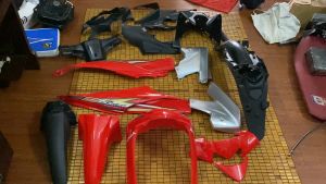 Bộ vỏ nhựa xe máy Wave S110 (2008-2010) hàng Việt Nam loại 1 màu Đỏ Tươi