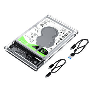 ORICO Transparent HDD Case SATA to USB 3.0 Hard Drive Case External 2.5 HDD Enclosure for HDD SSD Disk Case Box Support UASP Tool Free