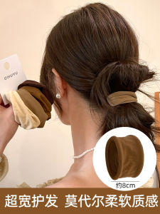 High Elasticity Wide Edge Hair Ties No Damage No Seam Simple Design for Ponytail And Head Binding Fashionable Hair Accessories