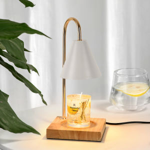 Dimmable Electric Candle Warmer Melting Table Desk Lamp Safe Wax Burner Crafts Heating Kit Dimming Switch For Home Bedroom Decor