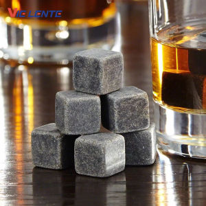 Whiskey Stones Sipping Ice Cube Cooler Reusable Whisky Ice Stone Whisky Natural Rocks Bar Wine Cooler Party Wedding Gifts