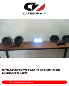 Unleash Crystal-Clear Sound Category 7 CSC65.2 6.5" 2-Way Component Speaker System (60W RMS) Car Speaker System