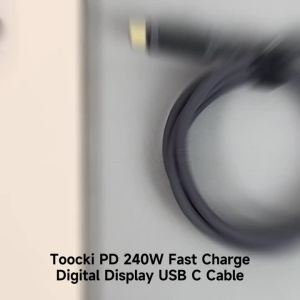 Toocki | Toocki 240W USB C TO C Cable PD 3.1 Fast Charge Type C To Type C Display Cable For iPhone 15 16 Xiaomi 12 13 Samsung S23 Macbook
