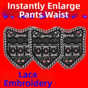KNOLIEV | Expandable Waist Extender Lace Hand-stitched Durable Denim Waistband Extender