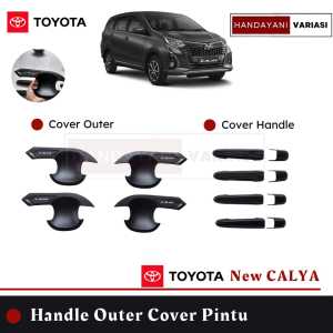 Outer Door Handle Pintu Toyota Calya 2016 2024 Hitam