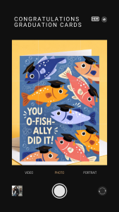 Funny Graduation Card You O-Fish-Ally Did It Congrats Gift Greeting Congratulations Grad Card