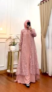 Hayya Dress: Baju Kondangan Pengajian Pesta Gamis Mewah Elegan