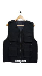 ROMPI TACTICAL JEEP OVERSIZE POLOS / VEST PRIA JUMBO LAPANGAN OUTDOOR CARGO SAKU BANYAK
