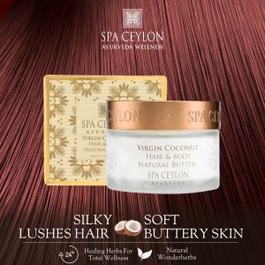 Spa Ceylon Ayurveda Virgin Coconut Hair & Body Natural Butter 100G