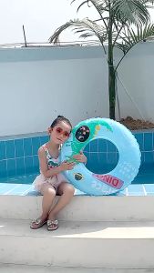 GOOGOO BIRD Thicken DINOSAUR Design Swimming Ring For Kids Swimming Float Pelampung Kanak-kanak