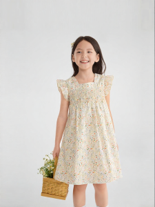 Purcotton | Vintage Collar Cool Sensation Girl Dress